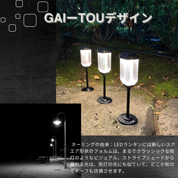 GAI-TOU LEDランタン