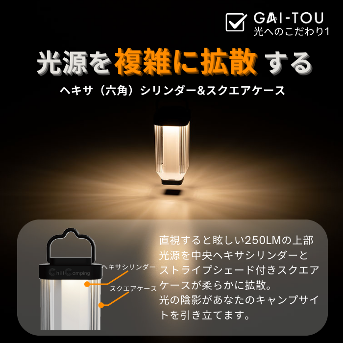 GAI-TOU LEDランタン